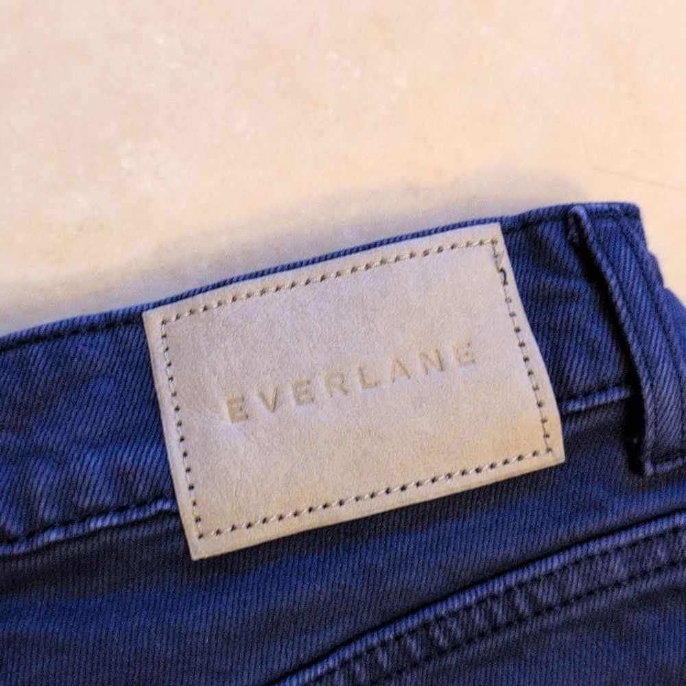 NWT Everlane The Way-high Jean Blue Denim Straight Leg Size 25 Tall - Picture 7 of 13